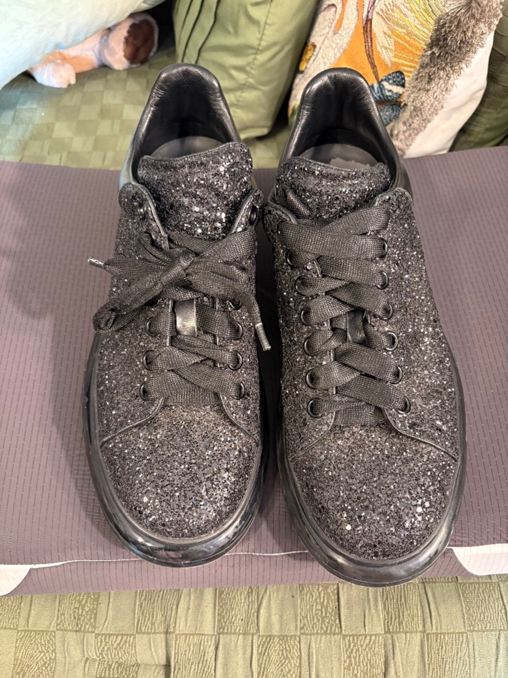Alexander McQueen Men Glitter Sneakers